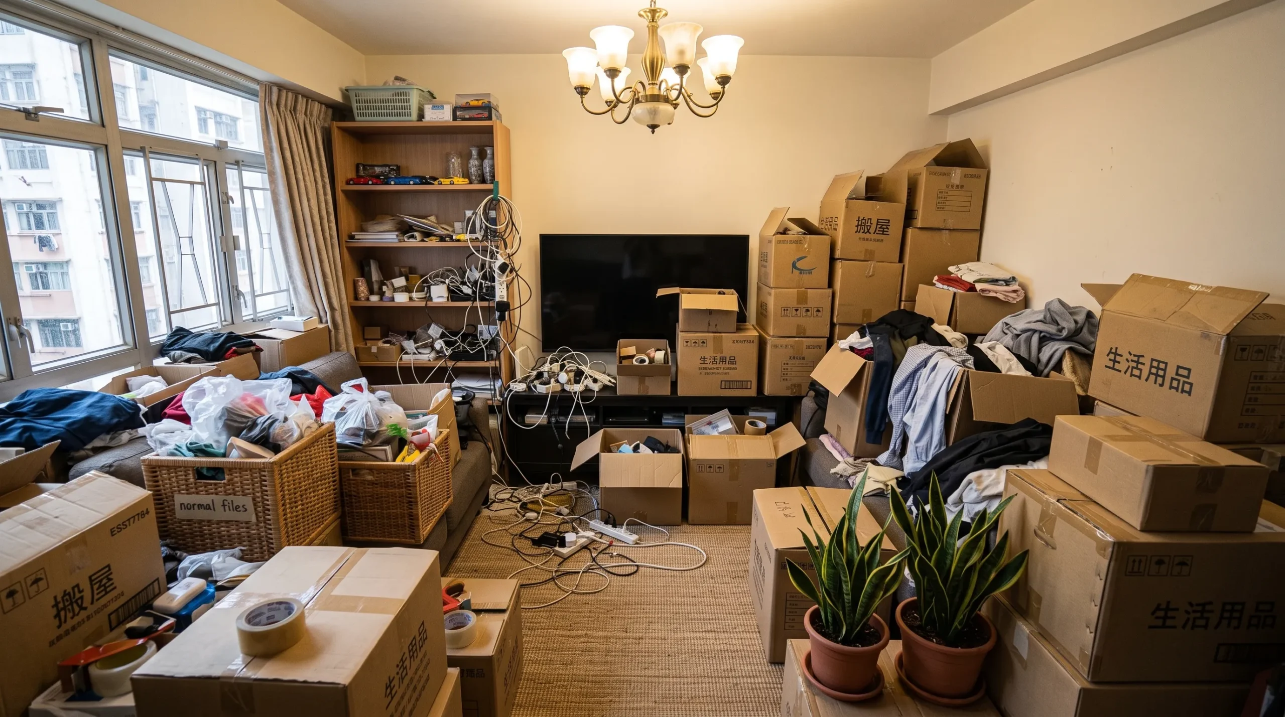 搬屋入伙未拆紙箱與儲物房雜物清空重組時數預算 | 木白收納所